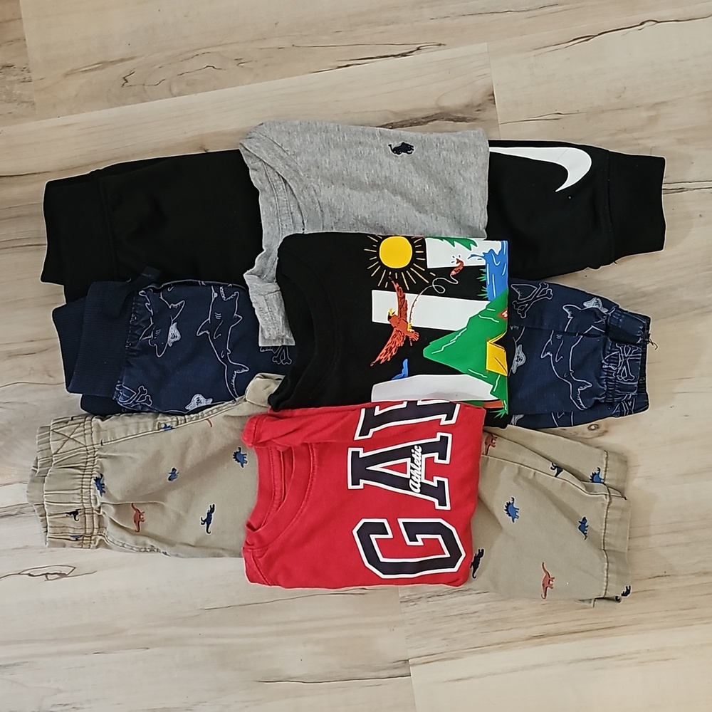 2T used pants and tops